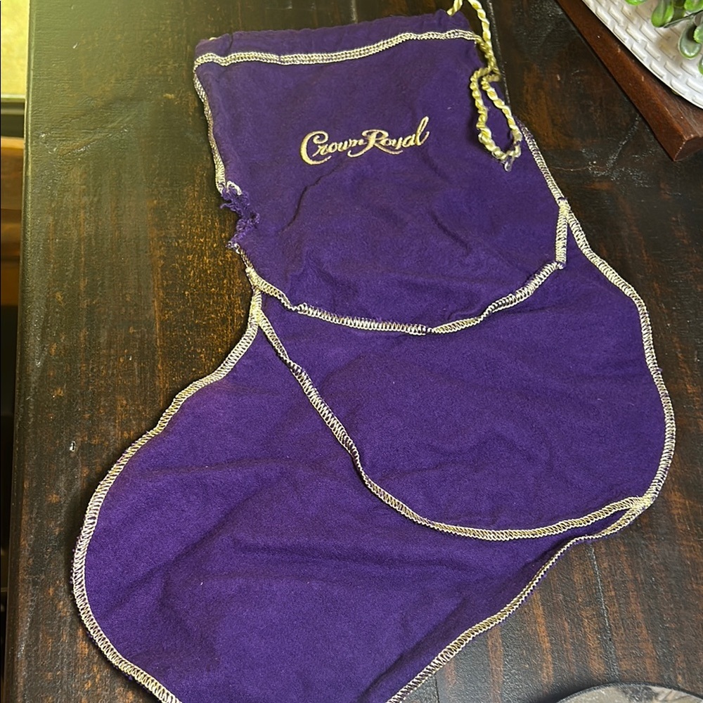 Crown Royal Purple Christmas Stocking